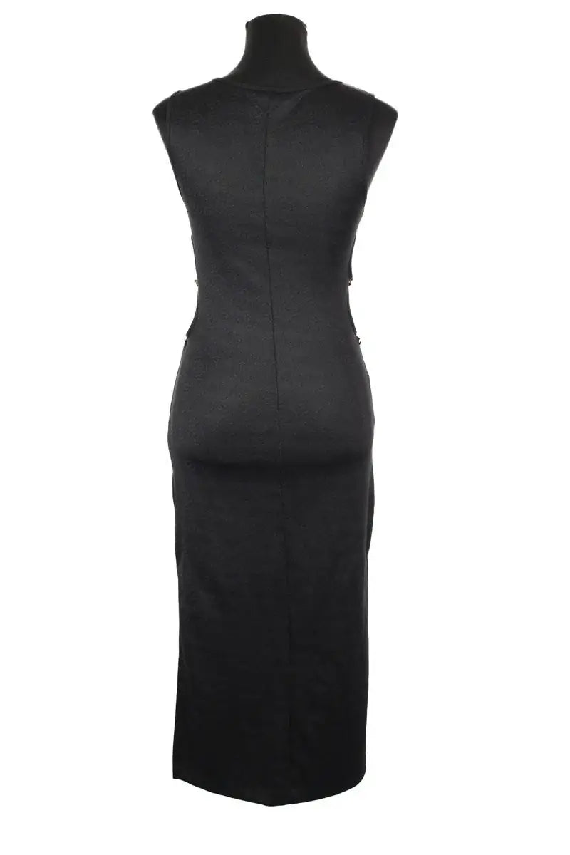 Robe Sandro Noir en Polyester