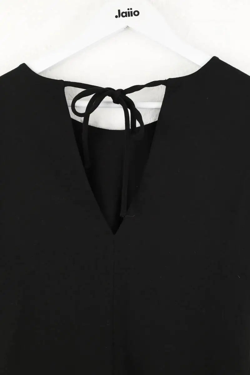 Robe Sandro Noir en Polyester