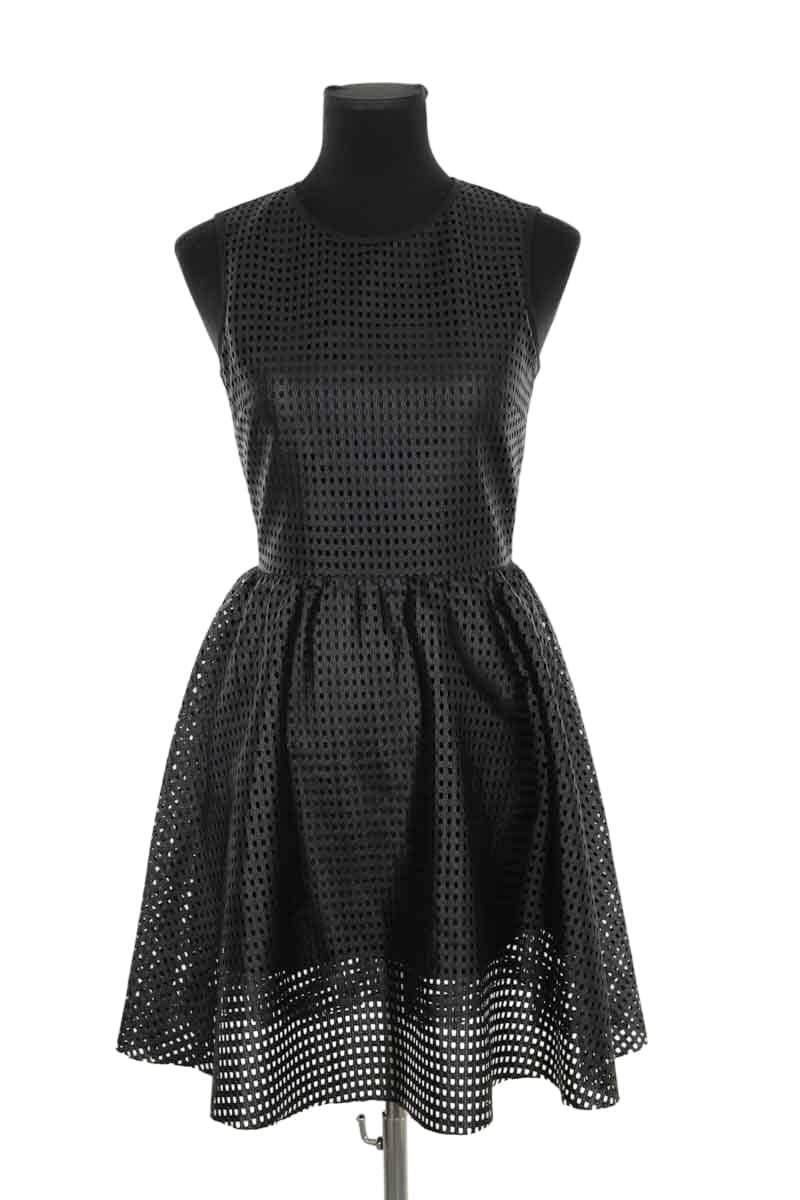 Robe Sandro Noir en Polyester, taille S - Seconde Main