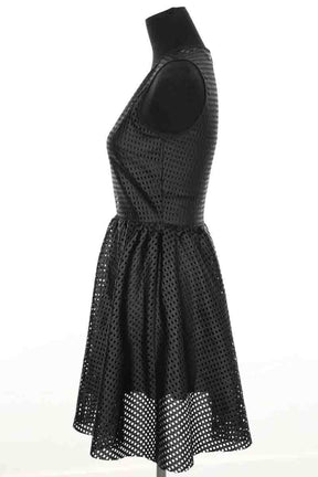 Robe Sandro Noir en Polyester