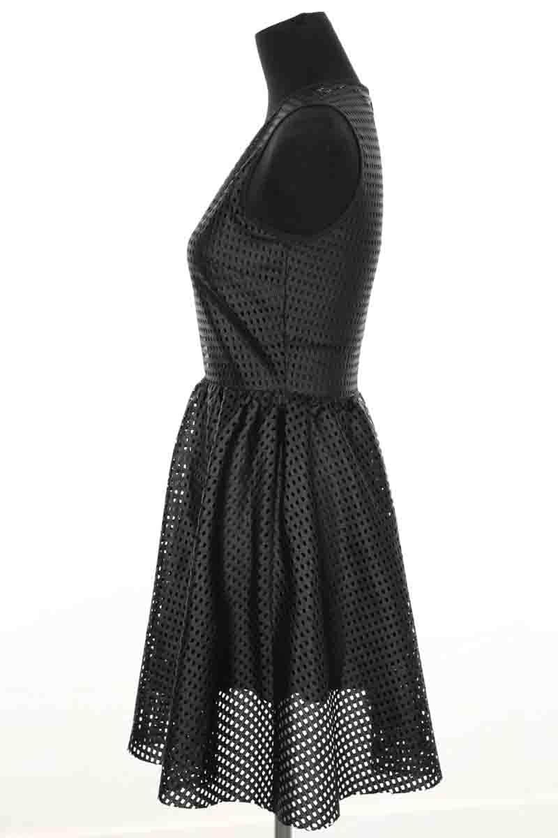 Robe Sandro Noir en Polyester