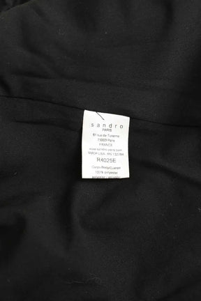 Robe Sandro Noir en Polyester