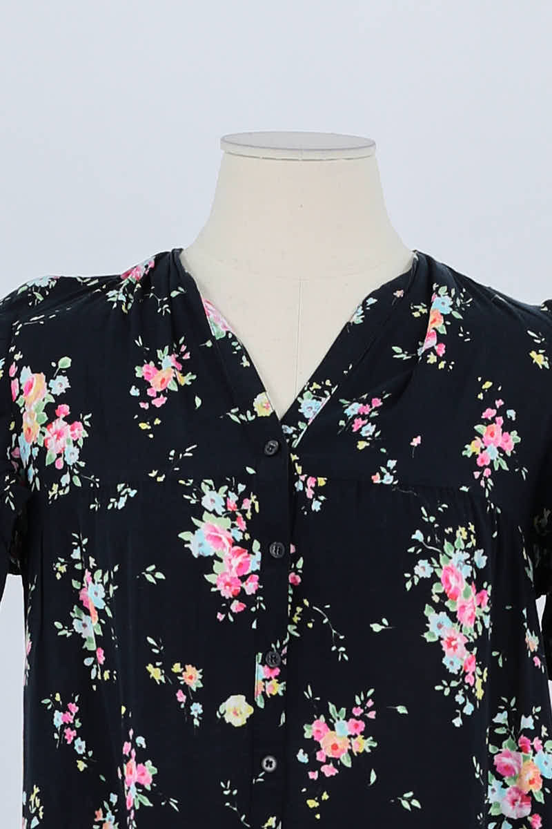 Robe Sandro Noir en Polyester