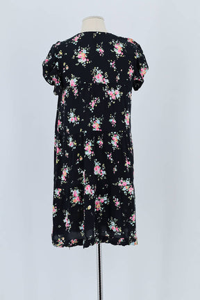 Robe Sandro Noir en Polyester