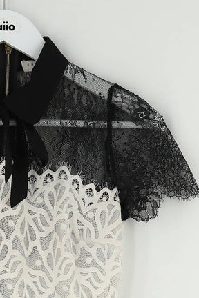 Robe Sandro Noir en Polyester