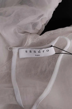 Robe Sandro Noir en Soie