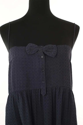 Robe Sandro Noir en Soie