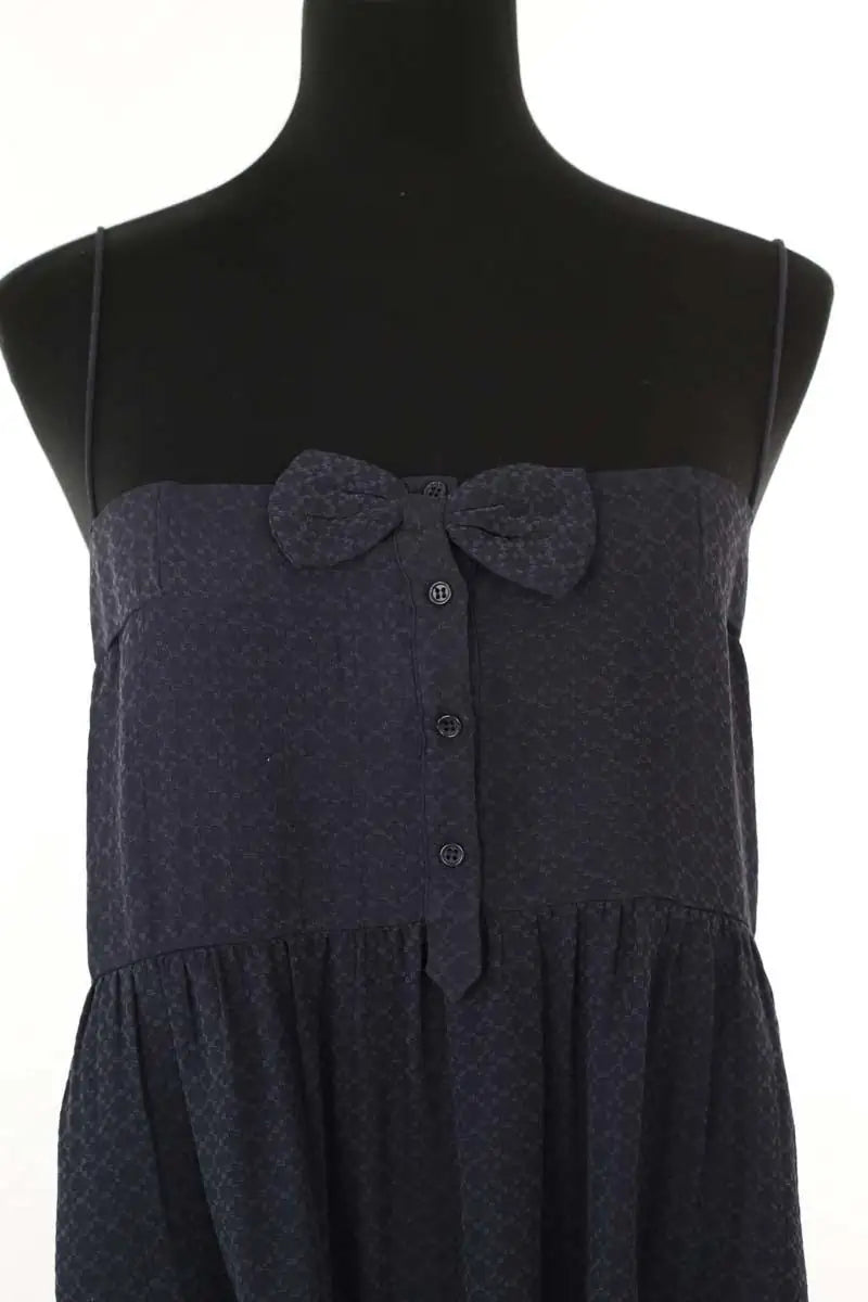 Robe Sandro Noir en Soie
