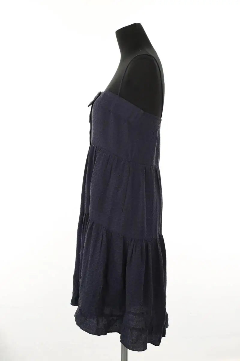 Robe Sandro Noir en Soie