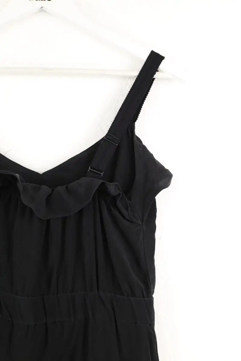 Robe Sandro Noir en Soie