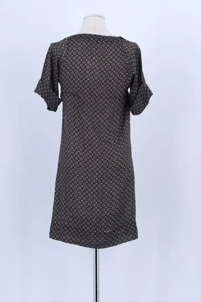 Robe Sandro Noir en Soie