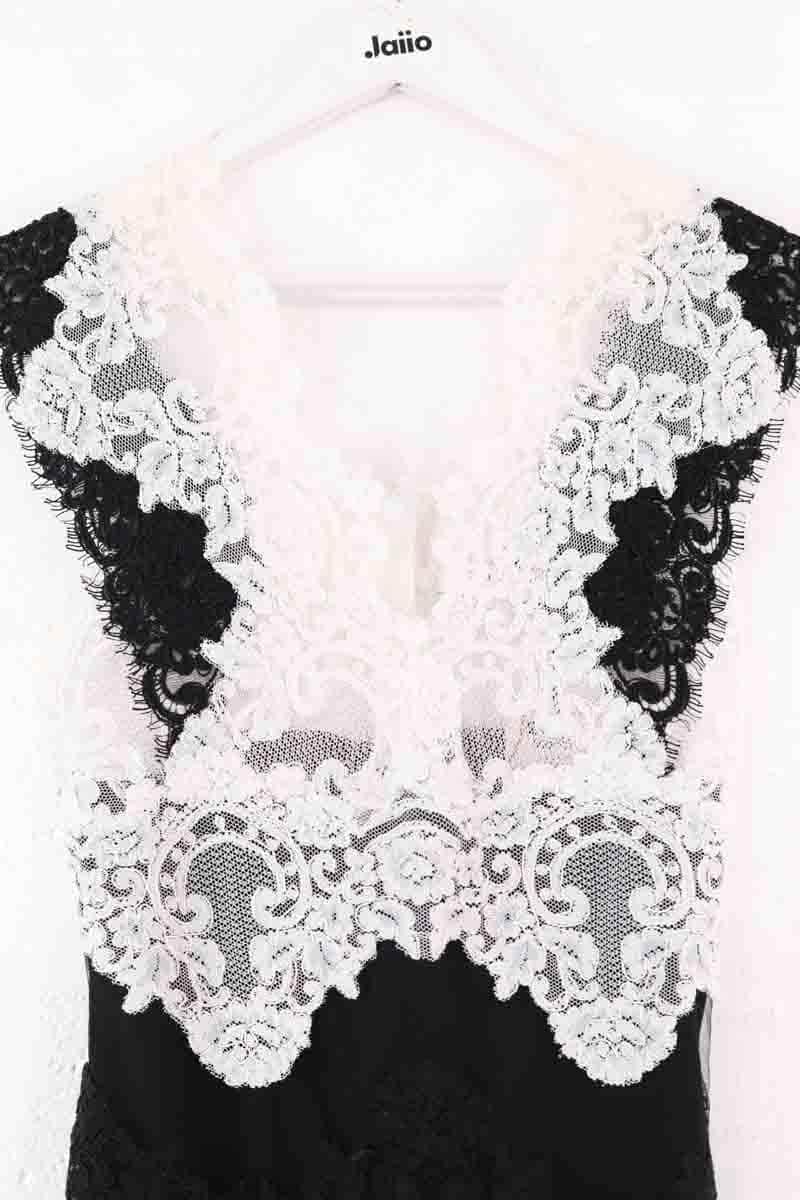 Robe Sandro Noir en Synthétique