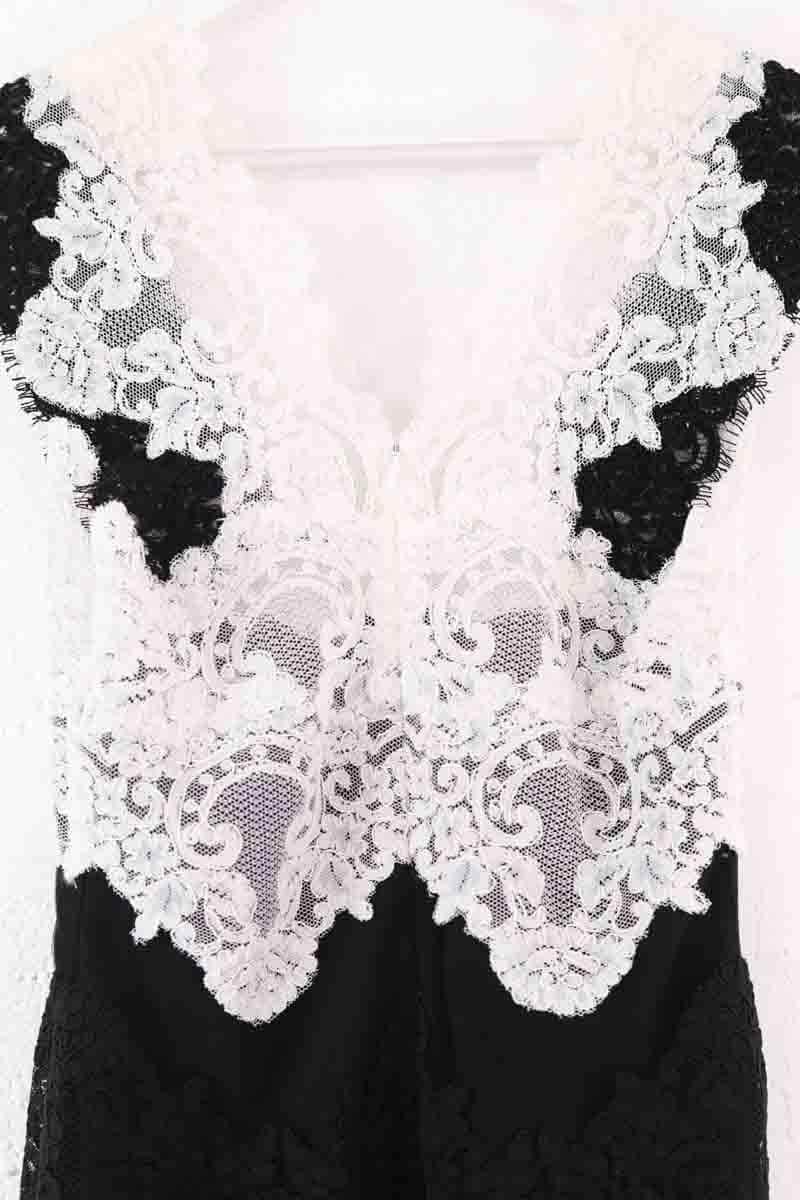 Robe Sandro Noir en Synthétique