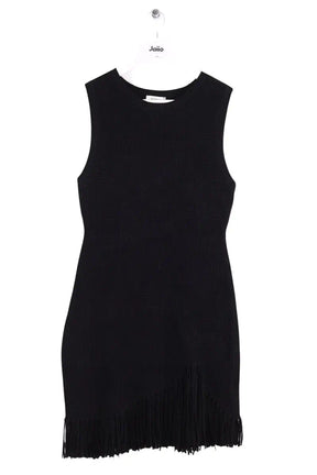 Robe Sandro Noir en Synthétique, taille L - Seconde Main