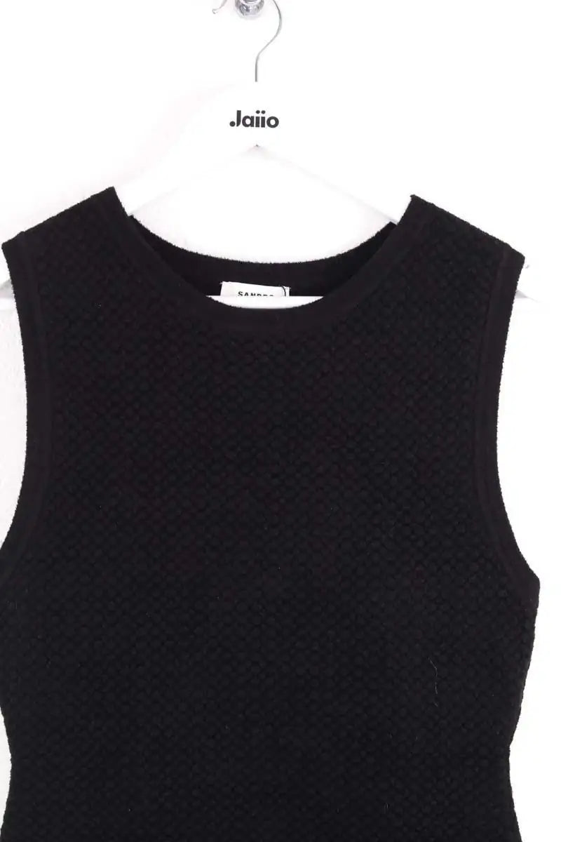 Robe Sandro Noir en Synthétique