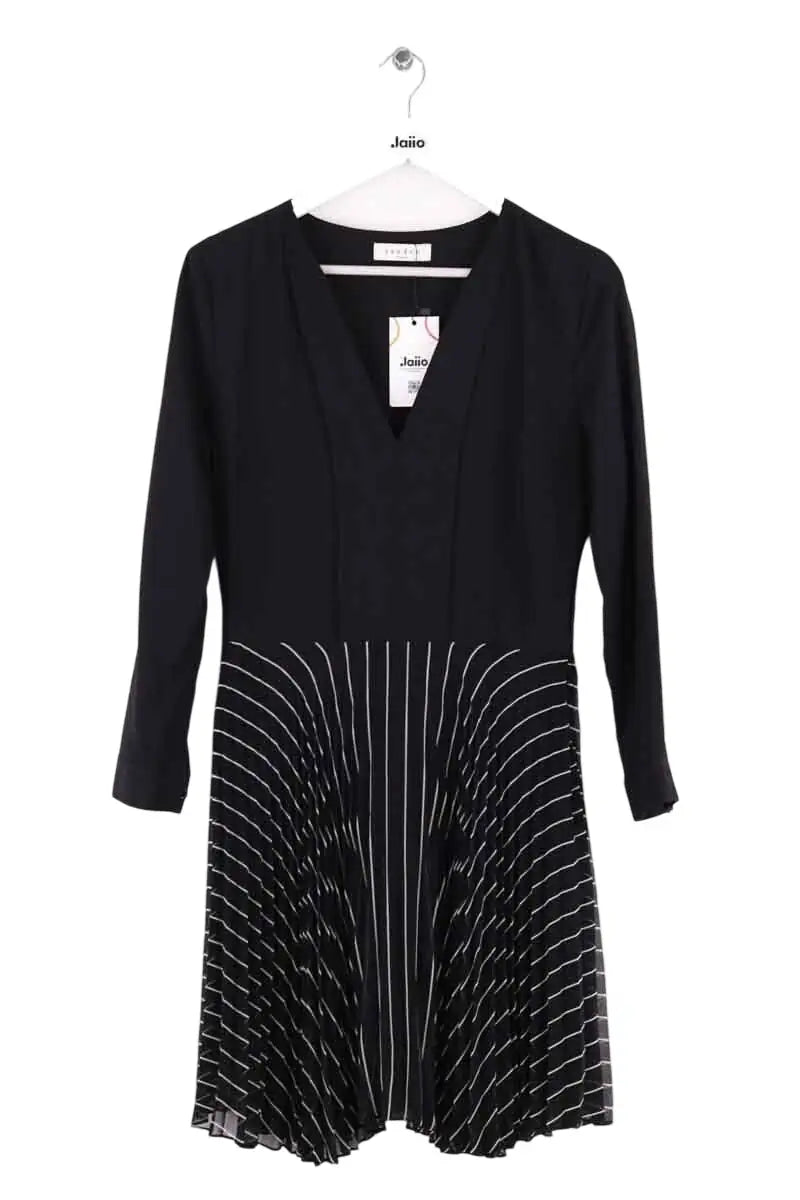 Robe Sandro Noir en Synthétique, taille L - Seconde Main