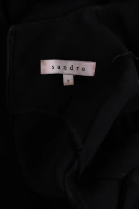 Robe Sandro Noir en Synthétique