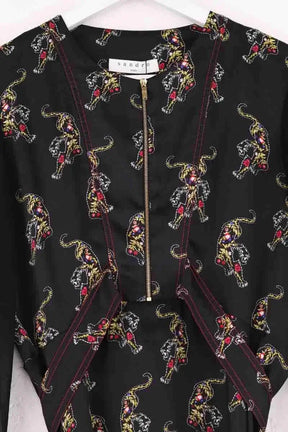 Robe Sandro Noir en Synthétique