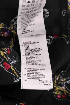 Robe Sandro Noir en Synthétique