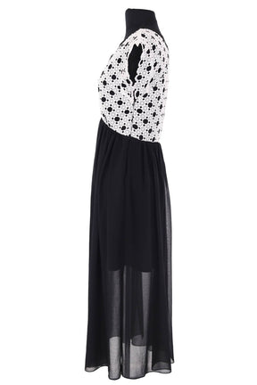 Robe Sandro Noir en Synthétique