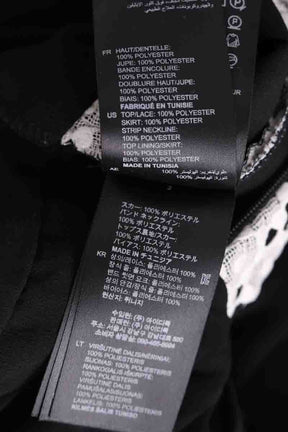Robe Sandro Noir en Synthétique