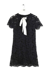 Robe Sandro Noir en Synthétique, taille S - Seconde Main
