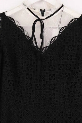 Robe Sandro Noir en Synthétique