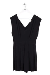 Robe Sandro Noir en Synthétique, taille S - Seconde Main