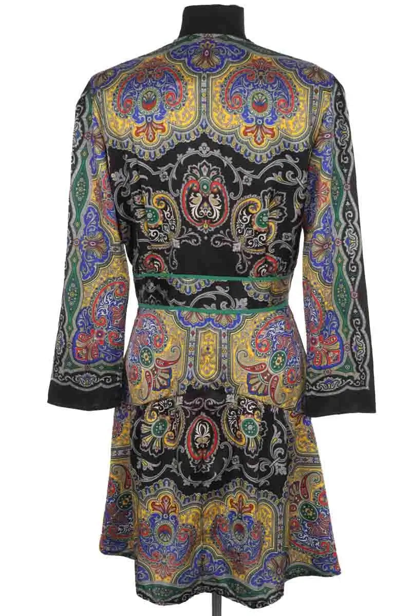 Robe Sandro Noir en Synthétique