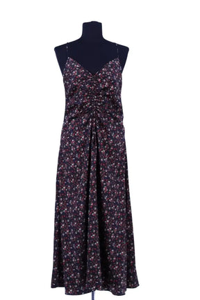 Robe Sandro Noir en Synthétique, taille S - Seconde Main