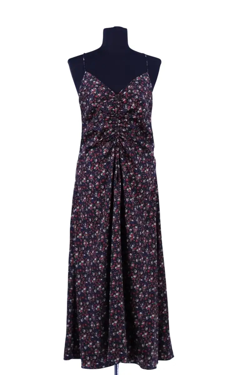 Robe Sandro Noir en Synthétique, taille S - Seconde Main