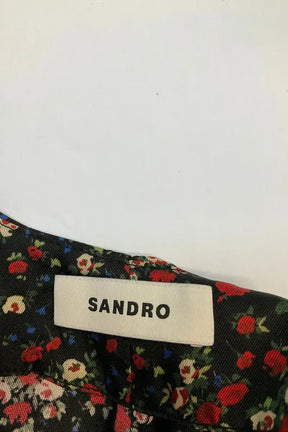 Robe Sandro Noir en Synthétique