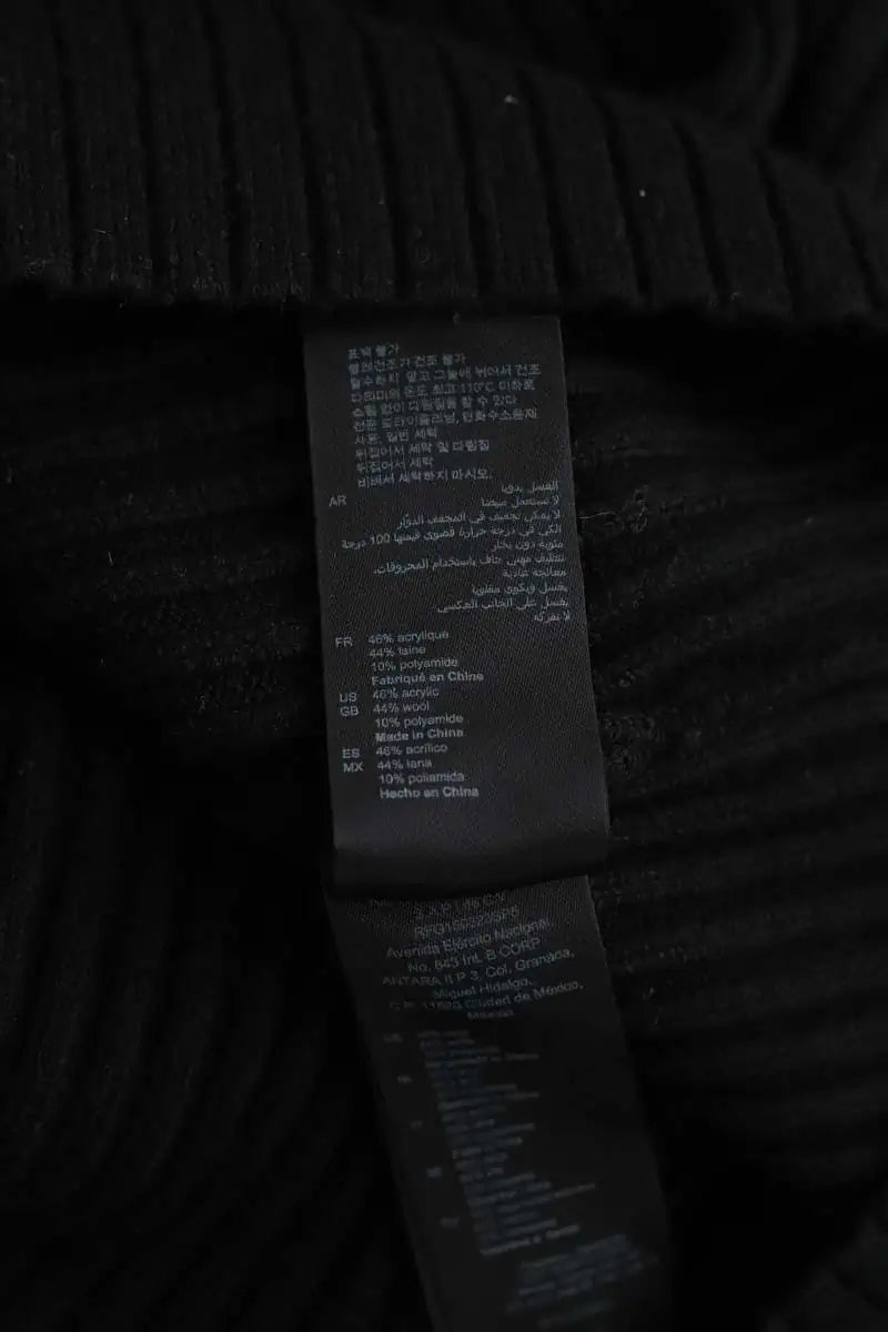 Robe Sandro Noir en Synthétique