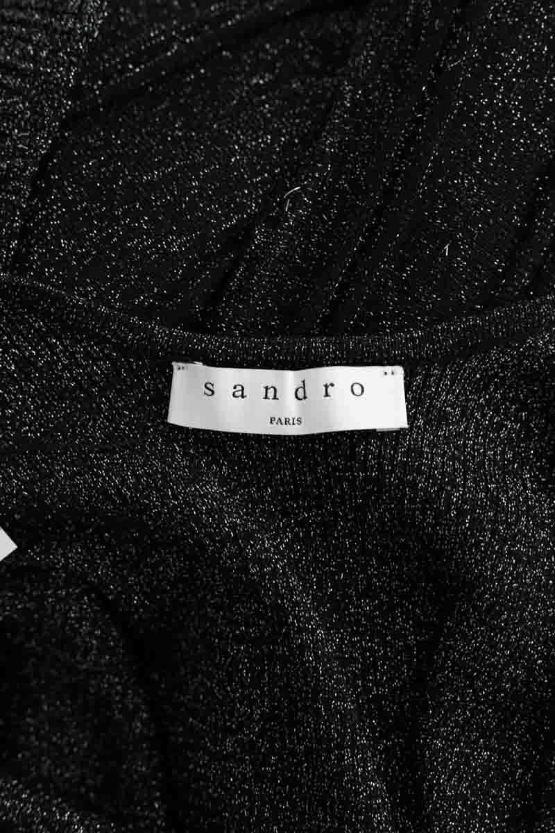 Robe Sandro Noir en Viscose