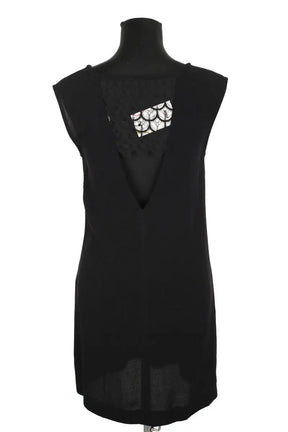Robe Sandro Noir en Viscose