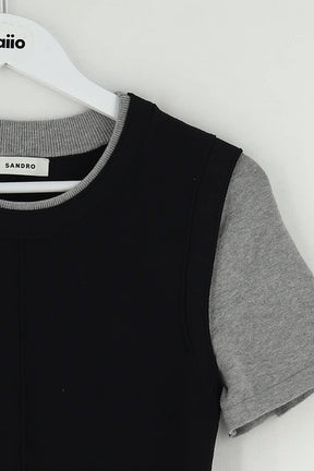 Robe Sandro Noir en Viscose