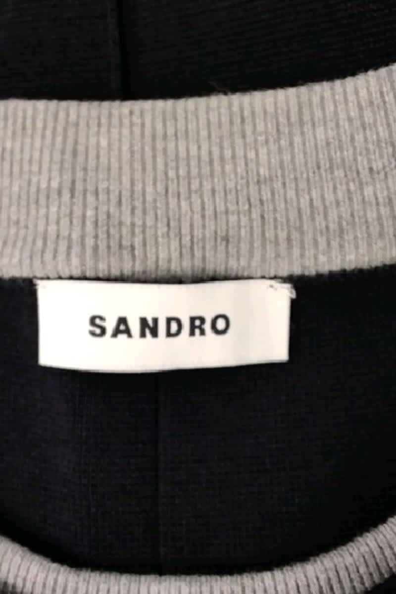 Robe Sandro Noir en Viscose