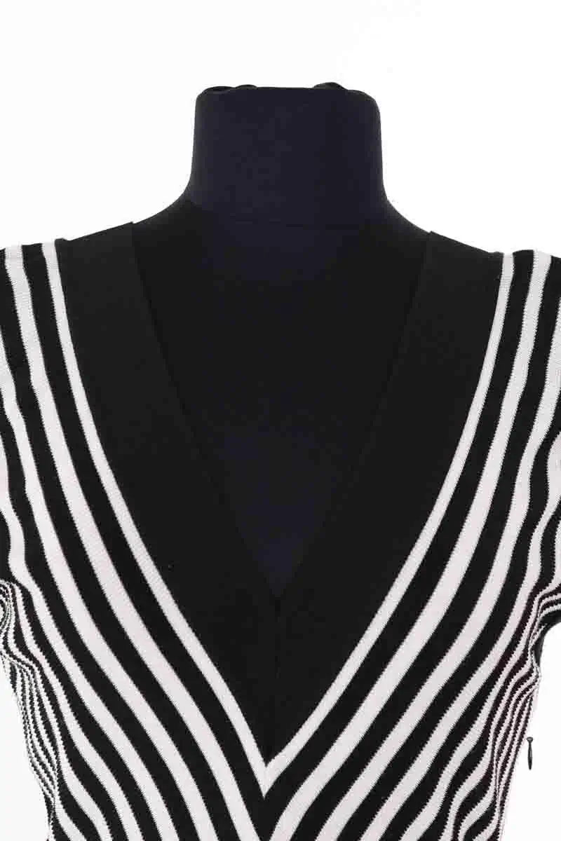 Robe Sandro Noir en Viscose