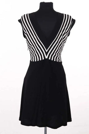 Robe Sandro Noir en Viscose