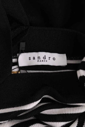 Robe Sandro Noir en Viscose