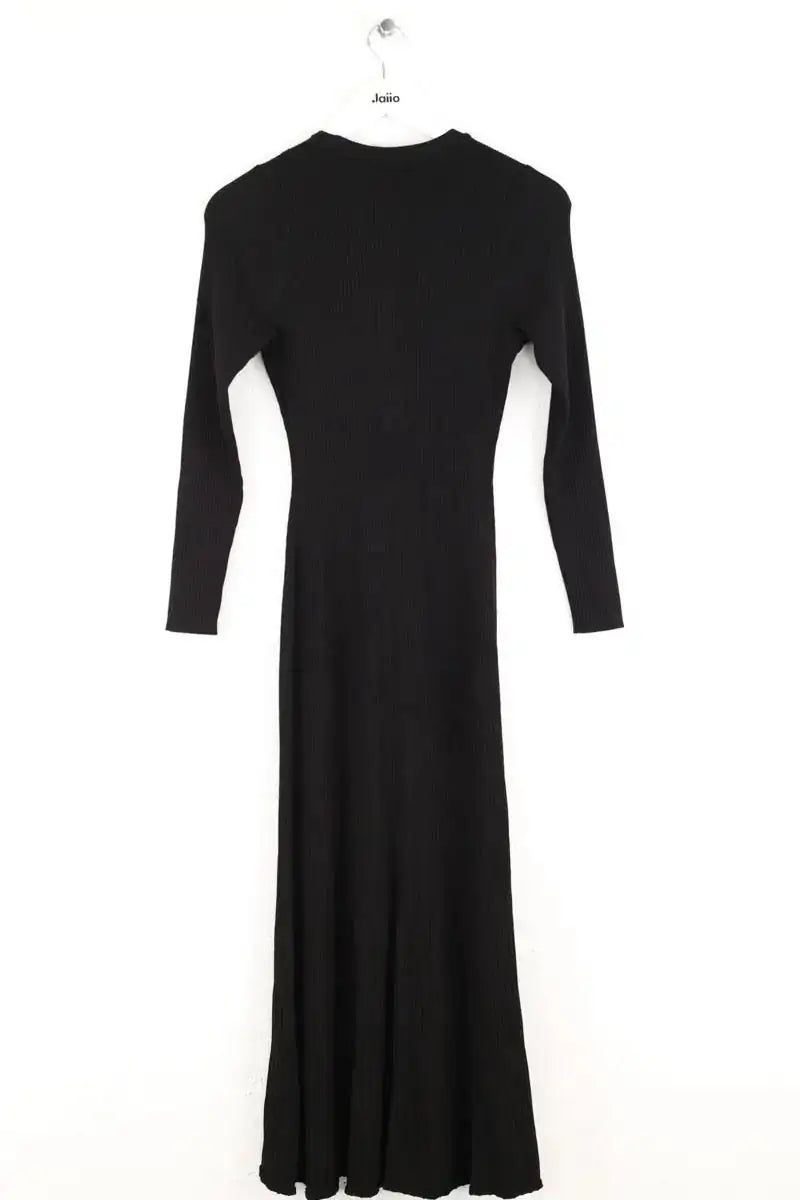 Robe Sandro Noir en Viscose