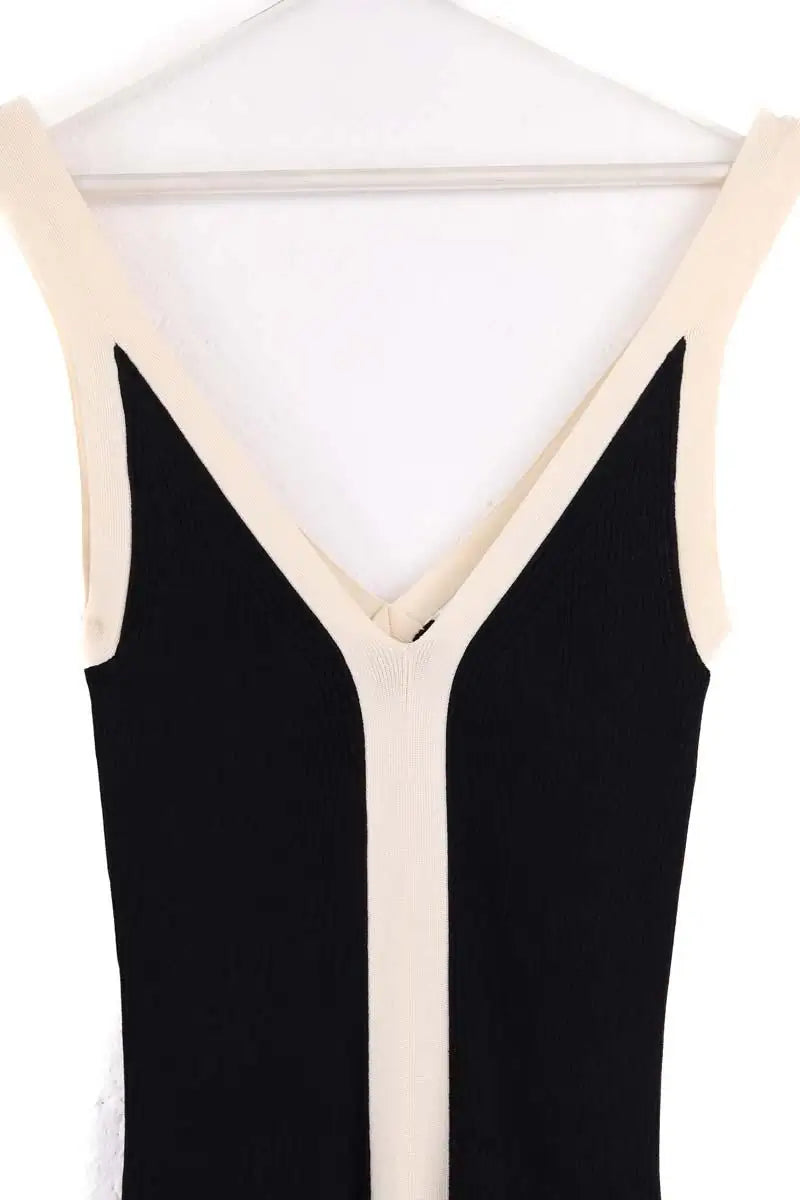 Robe Sandro Noir en Viscose