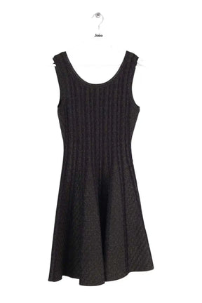 Robe Sandro Noir en Viscose, taille S - Seconde Main