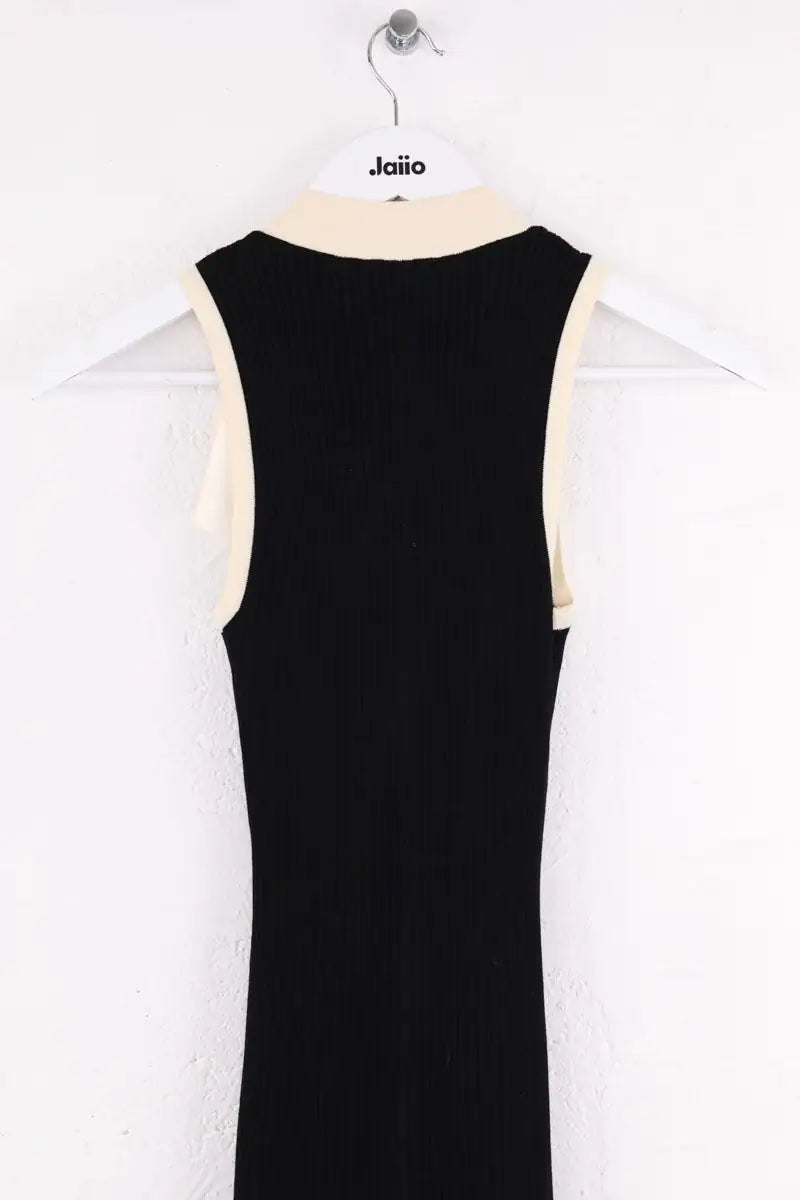 Robe Sandro Noir en Viscose