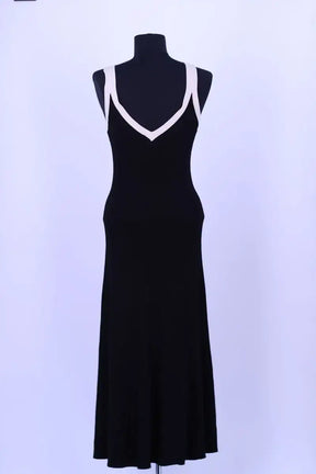 Robe Sandro Noir en Viscose