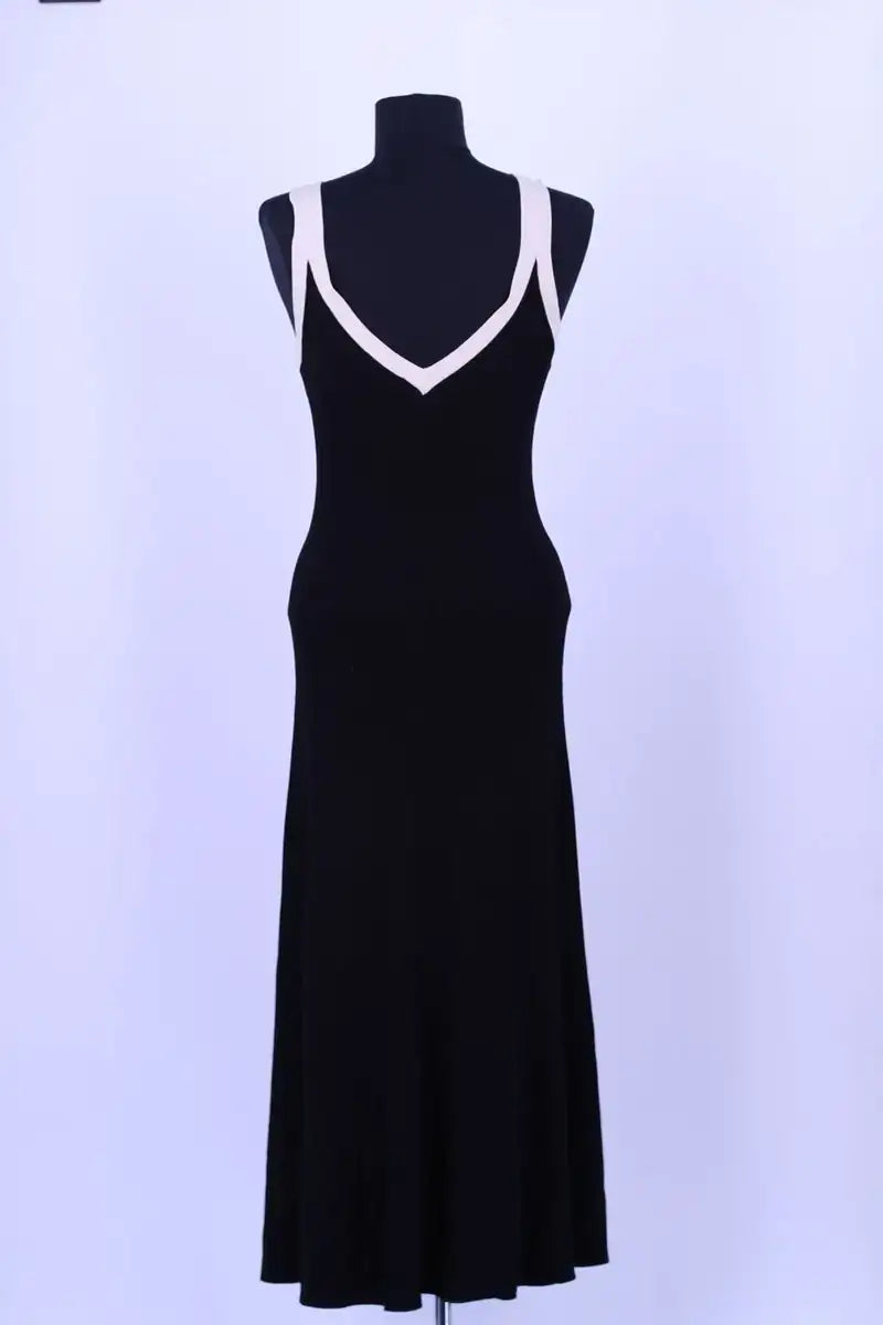 Robe Sandro Noir en Viscose