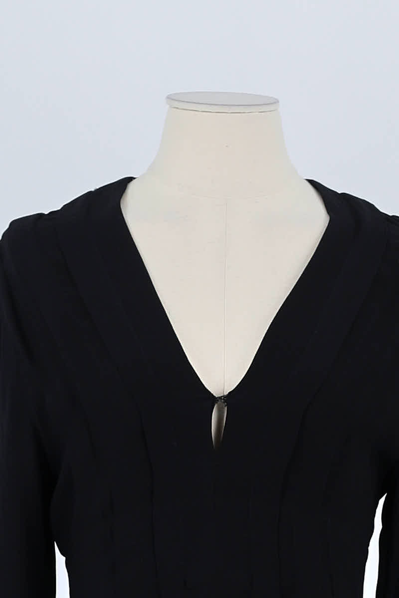 Robe Sandro Noir en Viscose