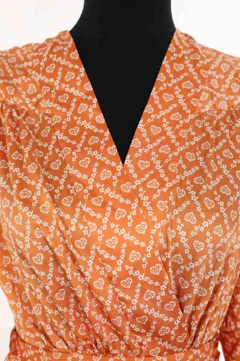 Robe Sandro Orange en Polyester