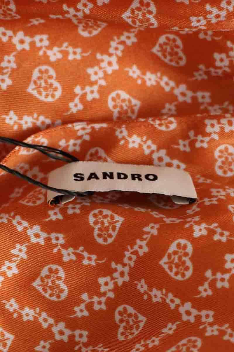 Robe Sandro Orange en Polyester