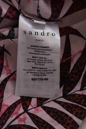 Robe Sandro Rose en Soie